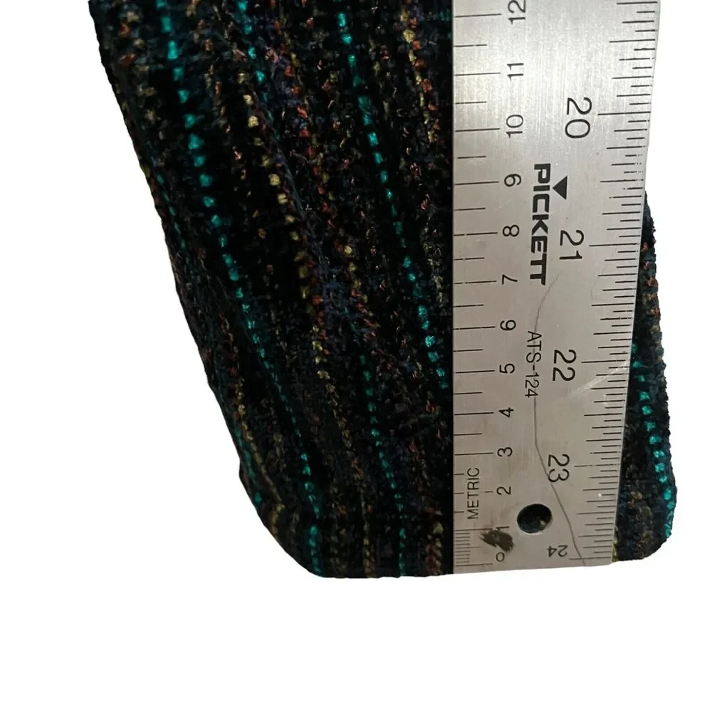 Cardigan Jacket Margaret Lent Fiber Art Women's ART Handwoven Chenille Luxury M